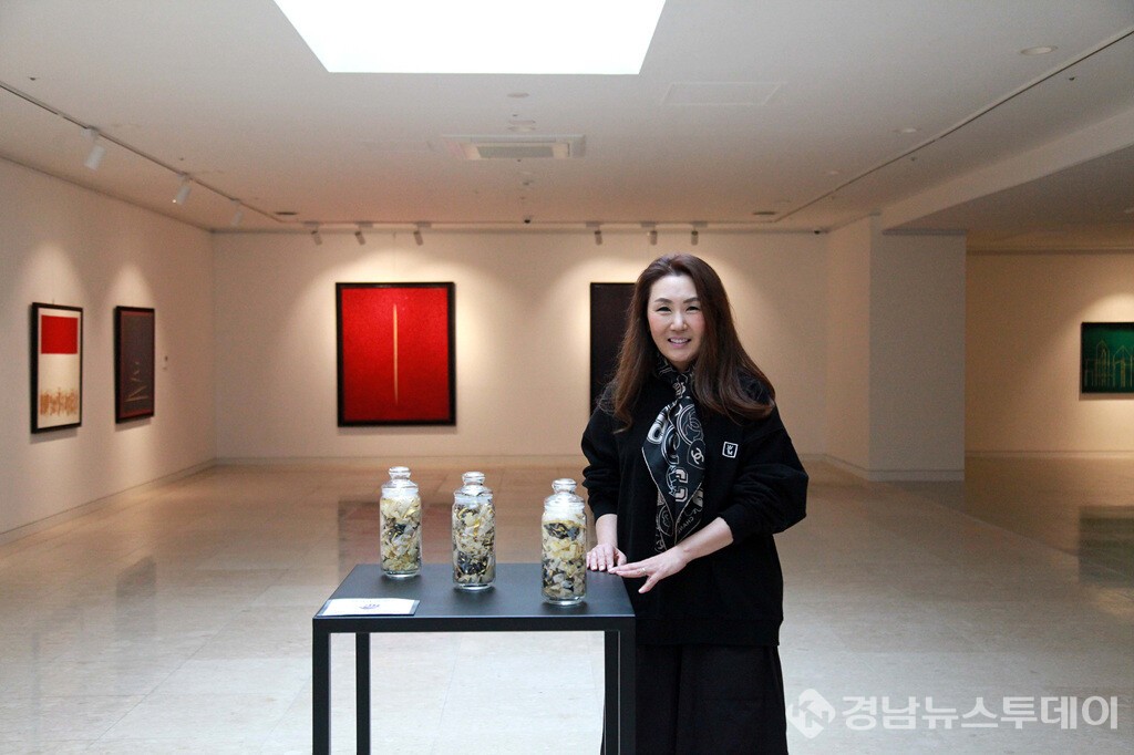 서숙양 작가, 빛이 있으라 기획 초대전 (사진제공=문화예술여행TV 문화예술기획 김성수)