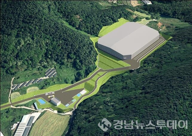신규 생활폐기물 매립시설 조감도