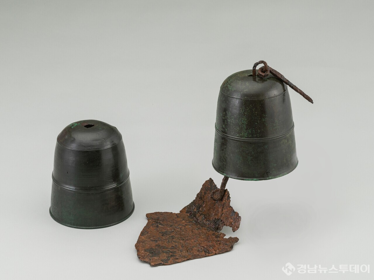 의곡사지 출토 청동풍탁 (사진제공=함안군)