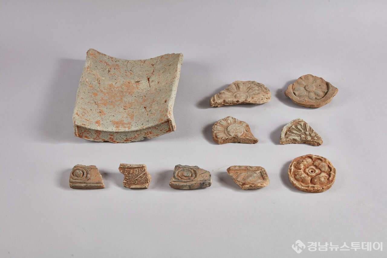 의곡사지 출토 막새 (사진제공=함안군)