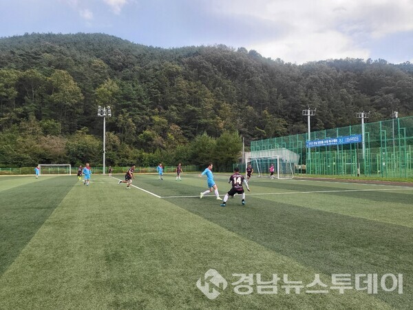 산청군, 경남 장년층 축구대회 개최 (사진제공=산청군)