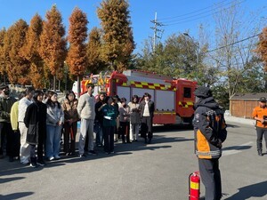 고성군보건소, 합동 소방훈련 실시
